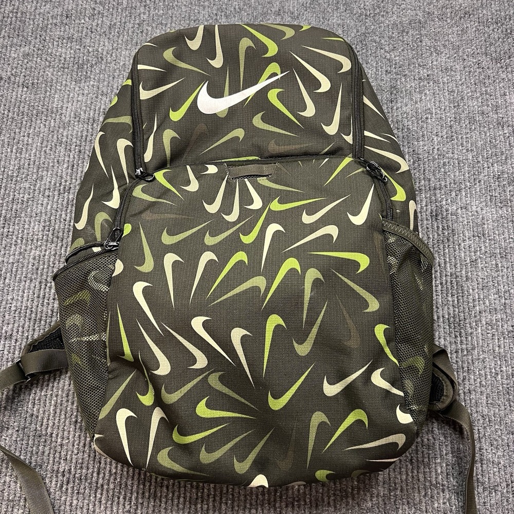 Nike Air Brasilia XL 9.5 Training Backpack Swoosh Logo Soccer XL 30L DM2367-355